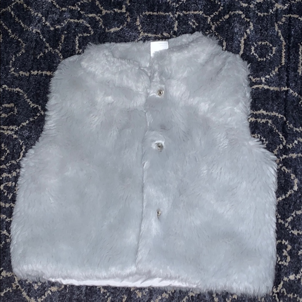 Carters Girls Grey Vest